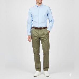 Vintage Tommy Hilfiger Tommy Traveler Wrinkle Resistant Chinos 34x30 Olive - NWT